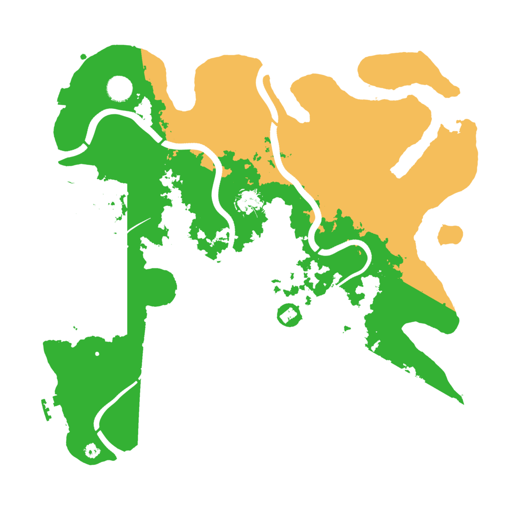 Biome Rust Map: Procedural Map, Size: 3500, Seed: 625830324