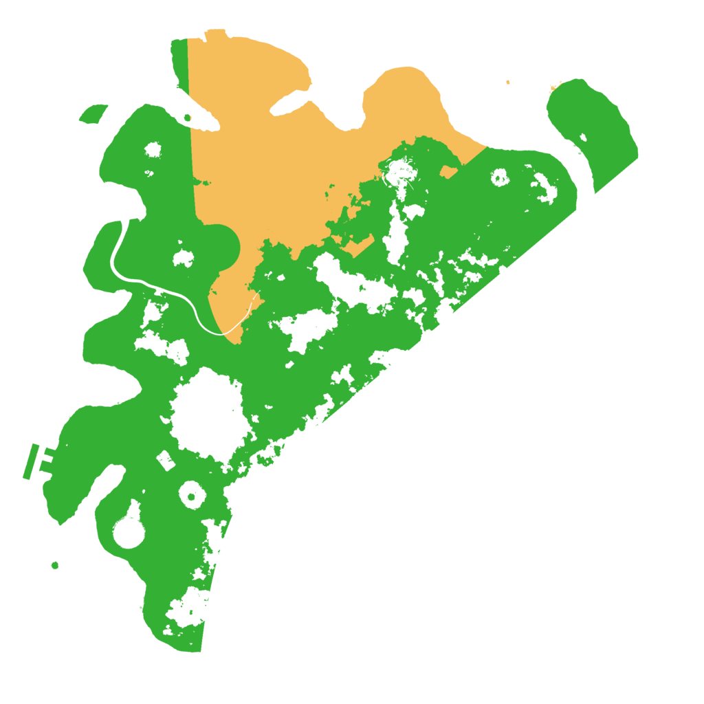 Biome Rust Map: Procedural Map, Size: 3950, Seed: 13