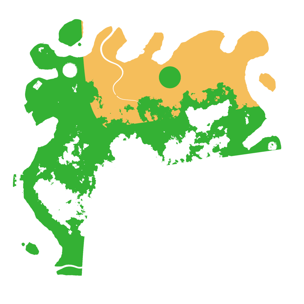 Biome Rust Map: Procedural Map, Size: 3678, Seed: 50000