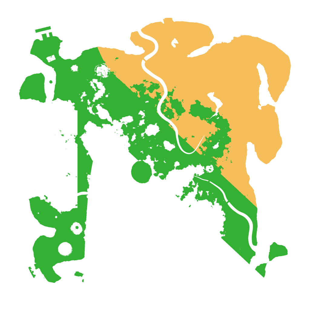 Biome Rust Map: Procedural Map, Size: 4000, Seed: 4952
