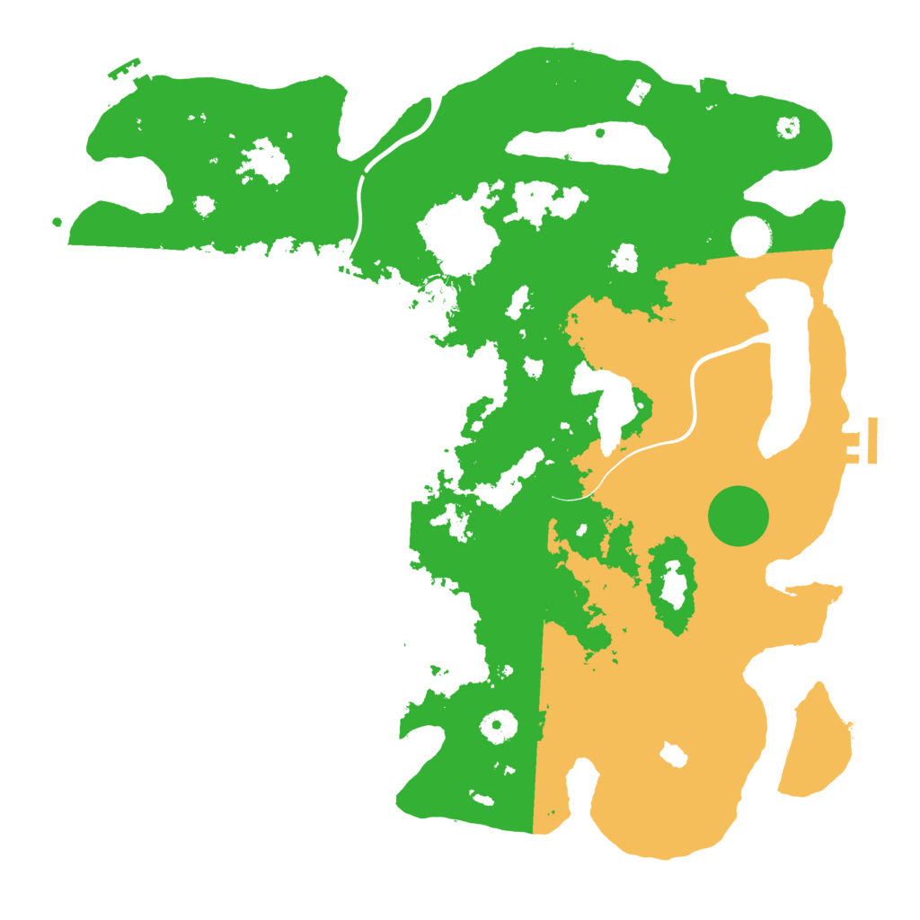 Biome Rust Map: Procedural Map, Size: 4000, Seed: 510128961
