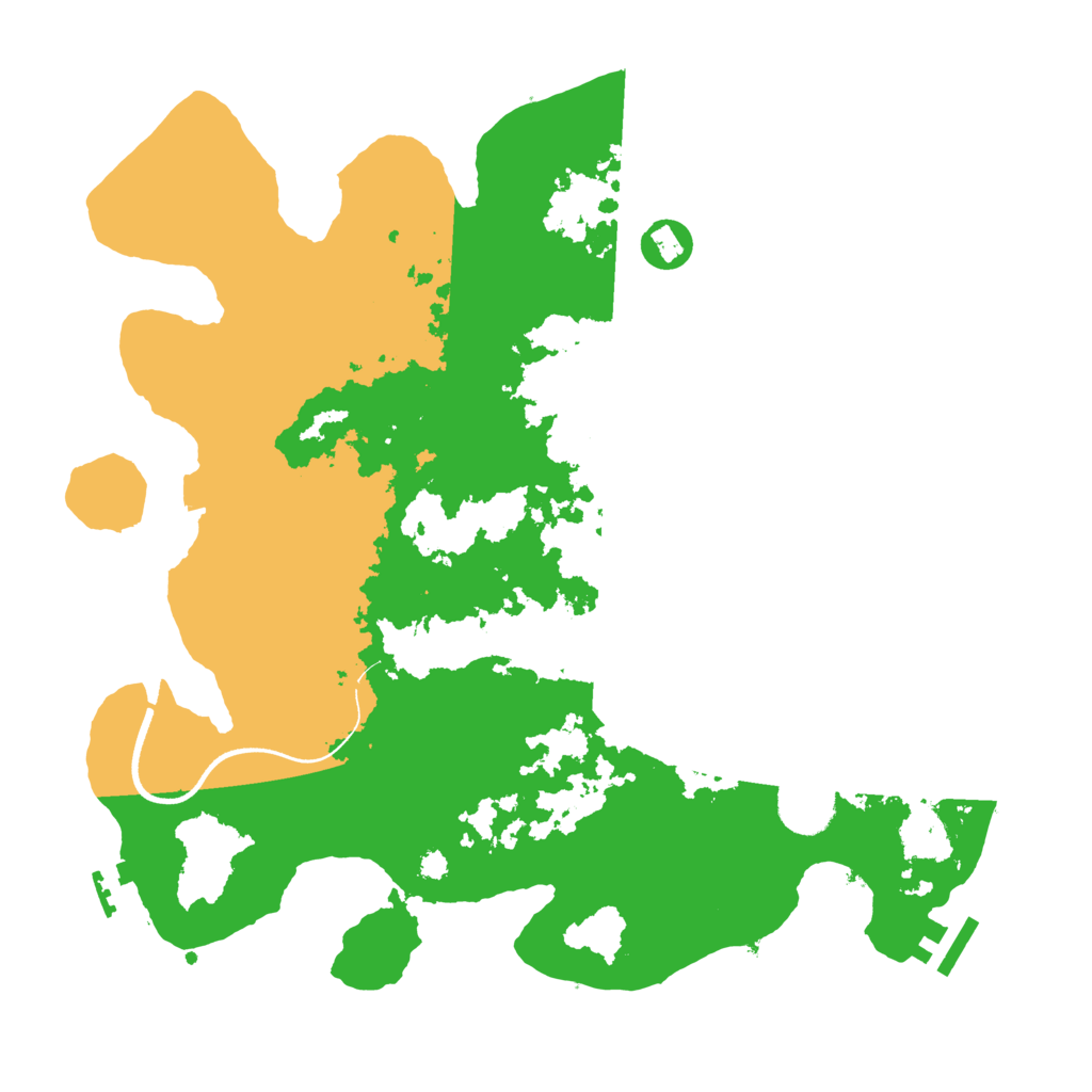 Biome Rust Map: Procedural Map, Size: 3500, Seed: 1191419262