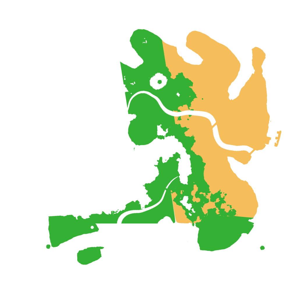 Biome Rust Map: Procedural Map, Size: 2750, Seed: 529435934