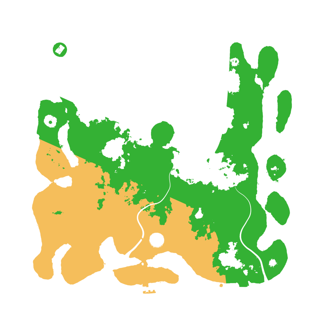 Biome Rust Map: Procedural Map, Size: 3750, Seed: 378901520