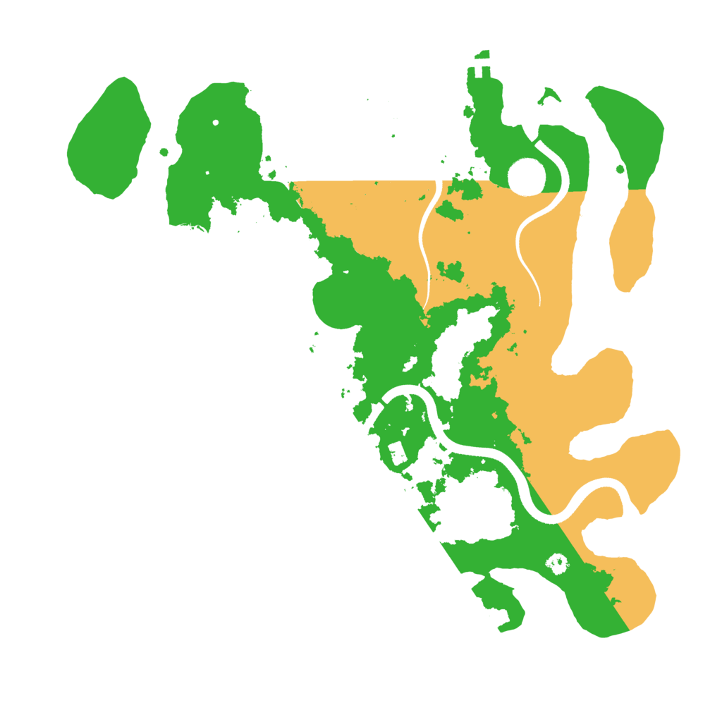 Biome Rust Map: Procedural Map, Size: 3500, Seed: 65338931
