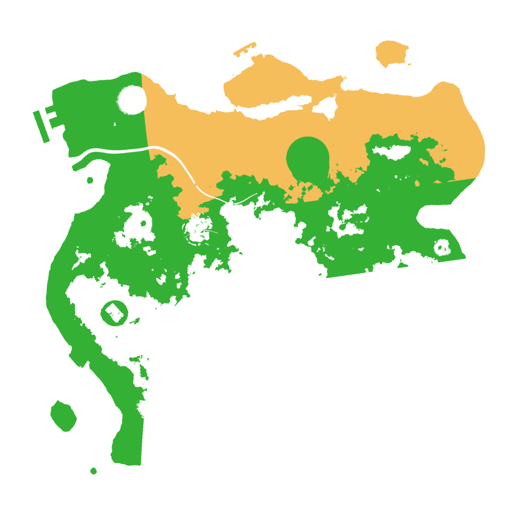 Biome Rust Map: Procedural Map, Size: 3210, Seed: 50000