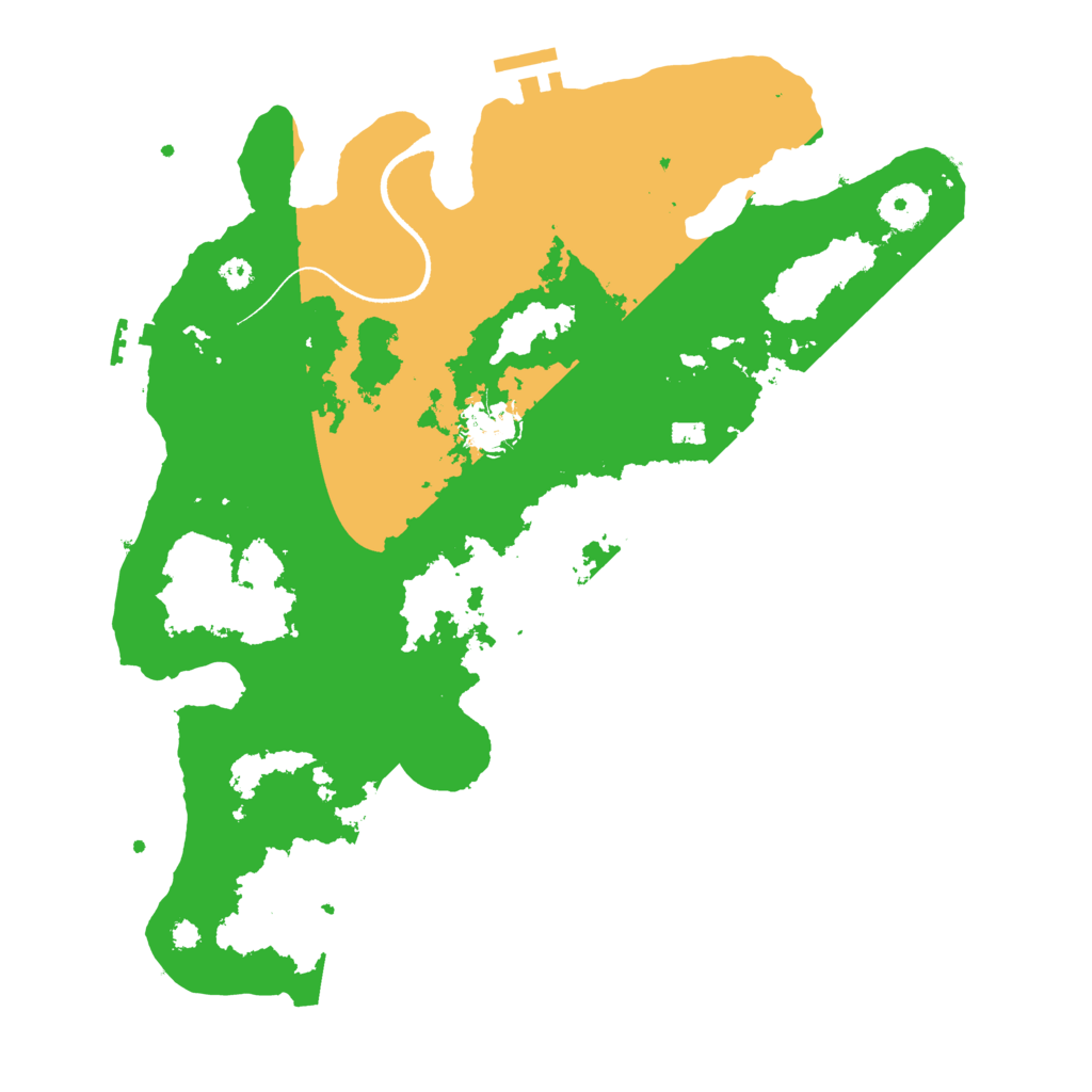 Biome Rust Map: Procedural Map, Size: 3500, Seed: 265461563