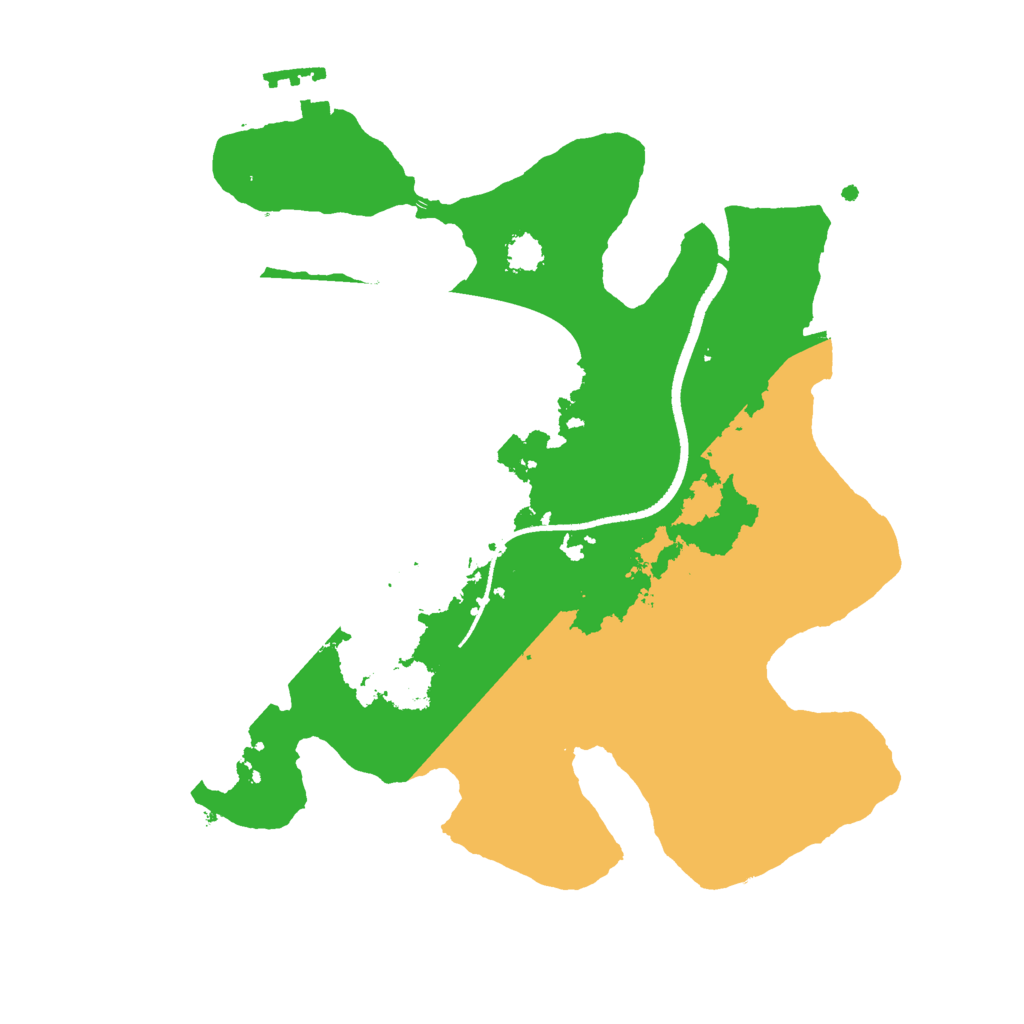 Biome Rust Map: Procedural Map, Size: 2500, Seed: 1467239424