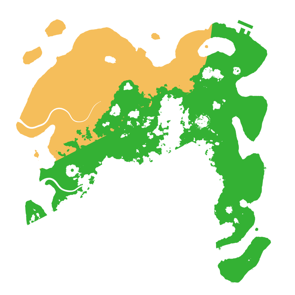 Biome Rust Map: Procedural Map, Size: 3750, Seed: 761411257