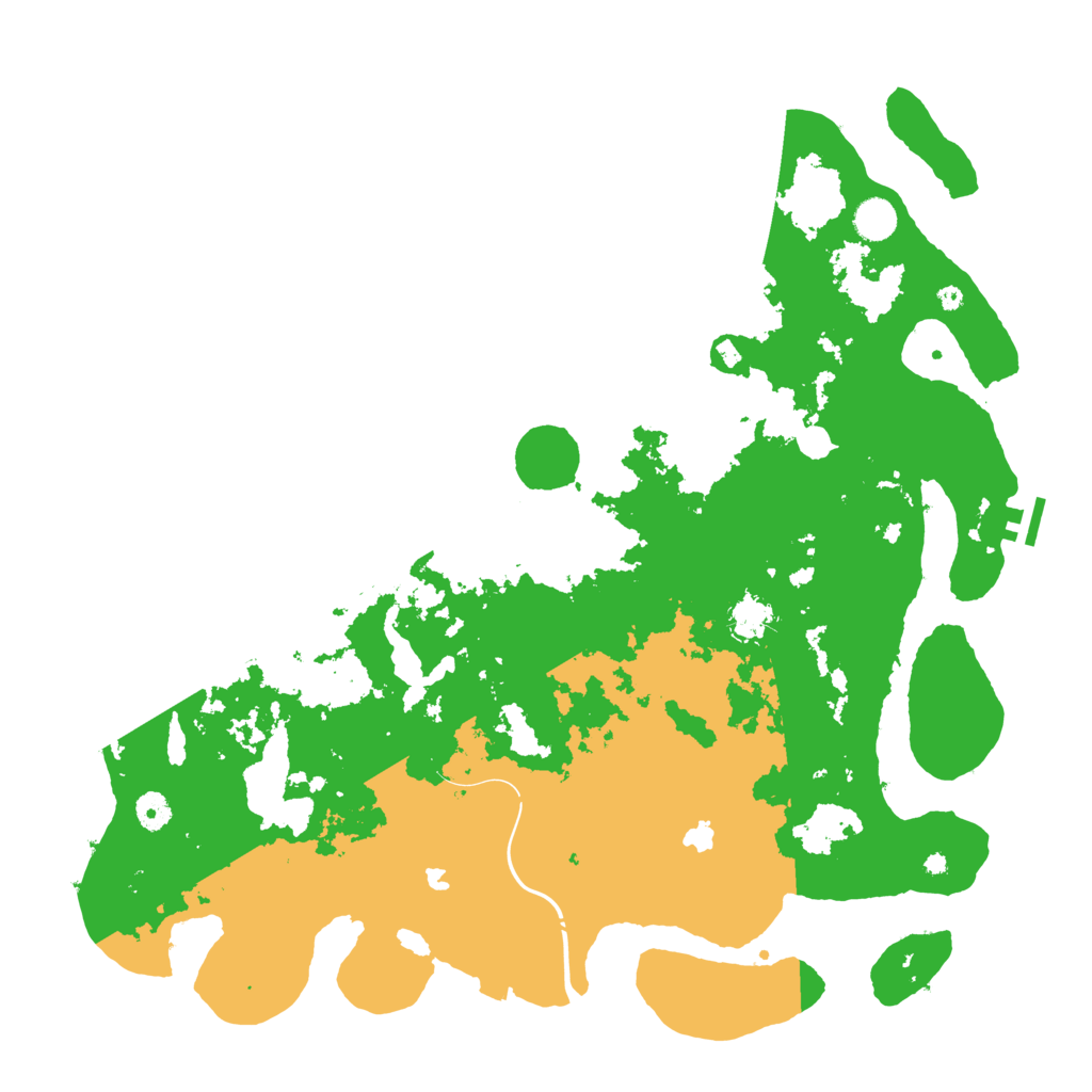 Biome Rust Map: Procedural Map, Size: 4500, Seed: 188723200