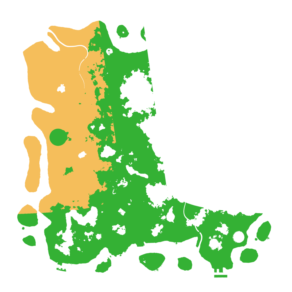Biome Rust Map: Procedural Map, Size: 4500, Seed: 2127694567