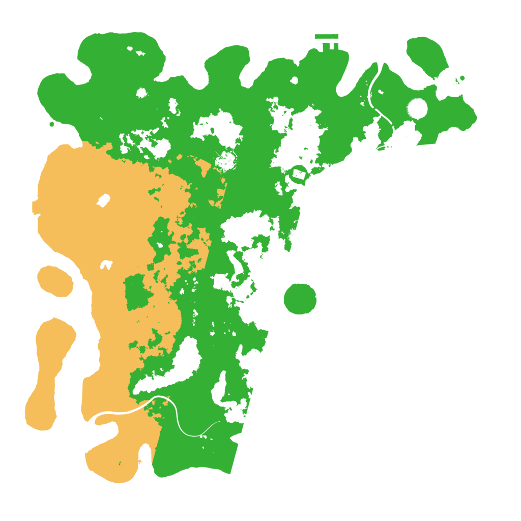 Biome Rust Map: Procedural Map, Size: 4500, Seed: 757534477