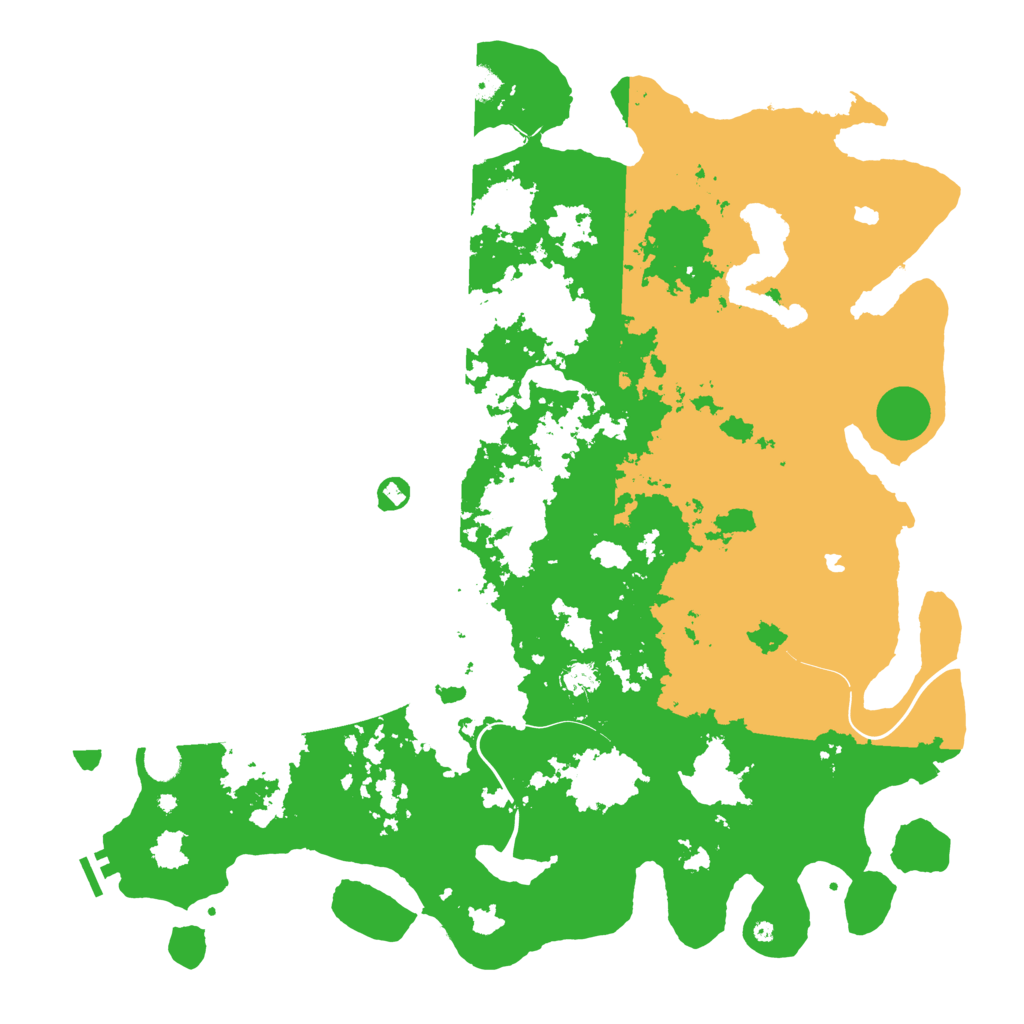Biome Rust Map: Procedural Map, Size: 5000, Seed: 571452777