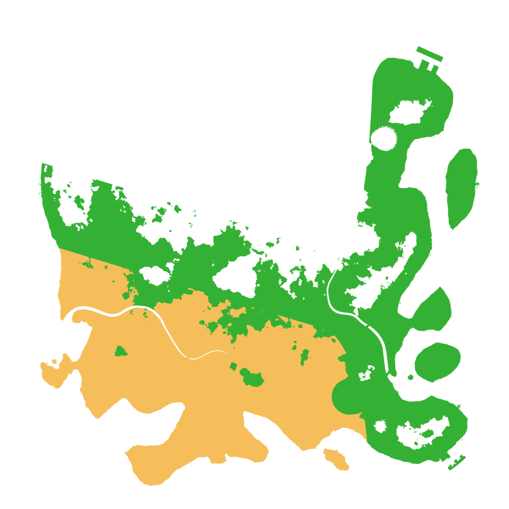 Biome Rust Map: Procedural Map, Size: 3750, Seed: 2032971977