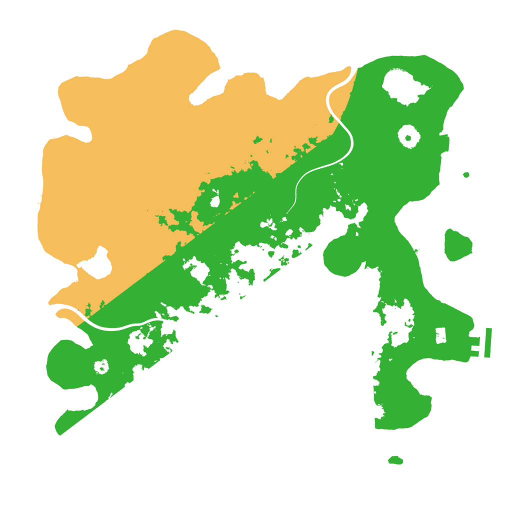 Biome Rust Map: Procedural Map, Size: 3500, Seed: 652701836
