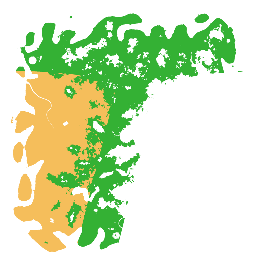 Biome Rust Map: Procedural Map, Size: 6000, Seed: 1348733794