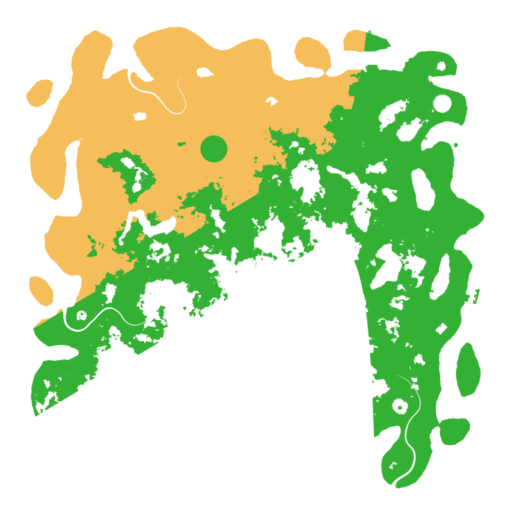 Biome Rust Map: Procedural Map, Size: 5000, Seed: 32425