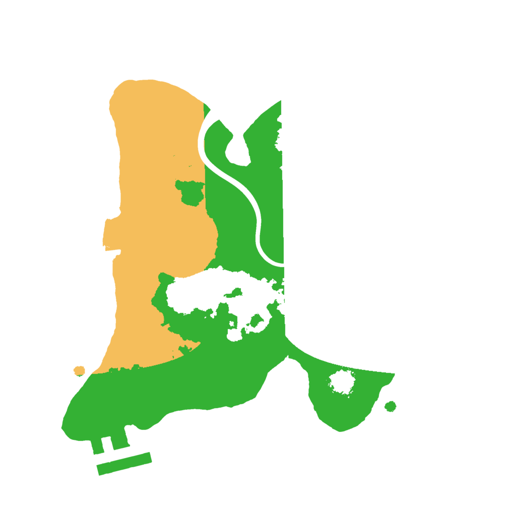 Biome Rust Map: Procedural Map, Size: 1900, Seed: 9861545