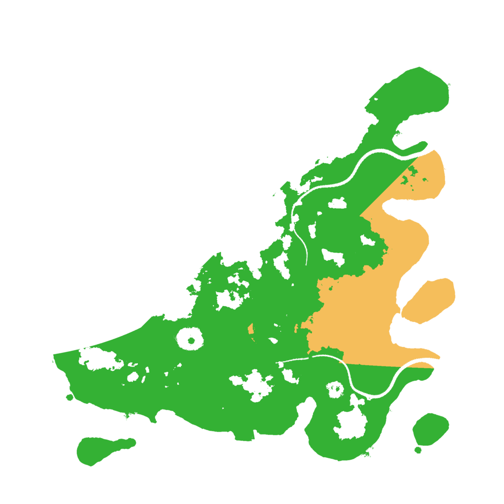 Biome Rust Map: Procedural Map, Size: 3000, Seed: 2092323173