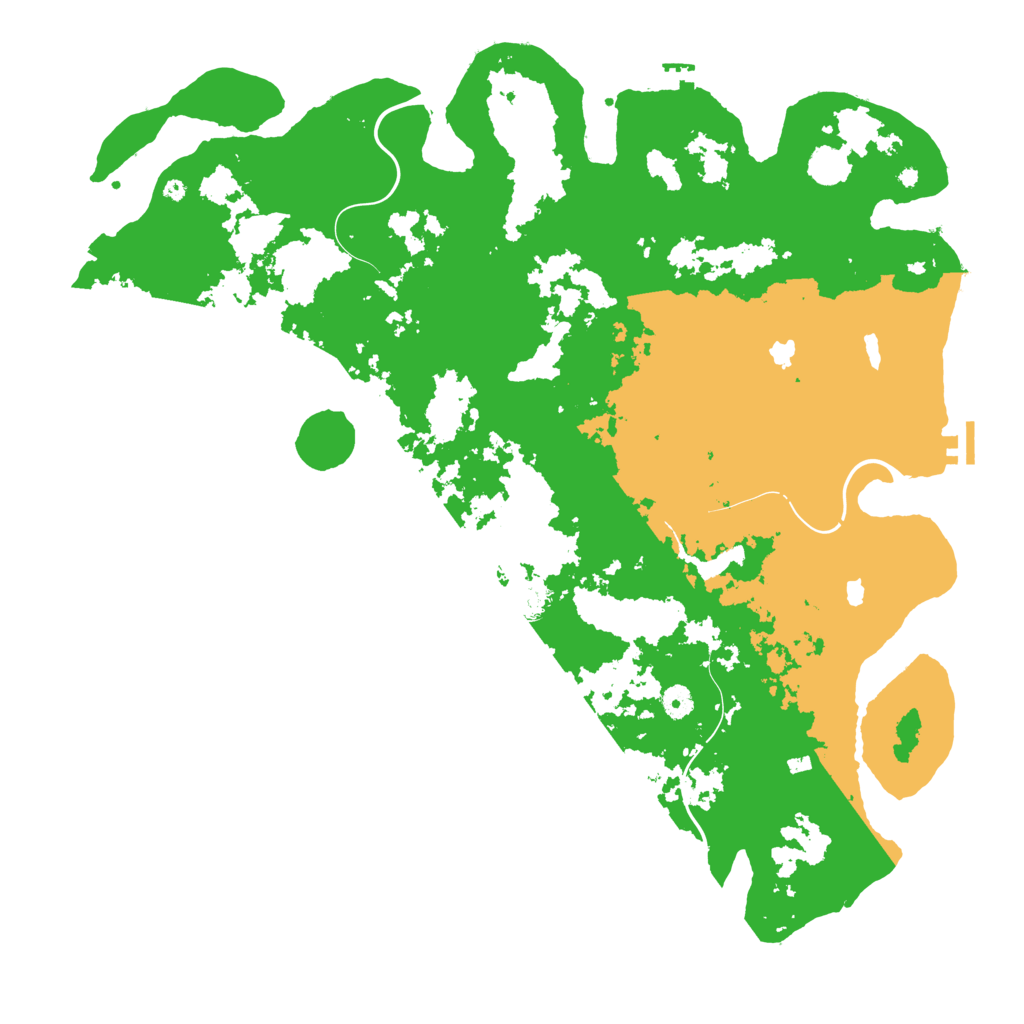 Biome Rust Map: Procedural Map, Size: 4800, Seed: 621111923