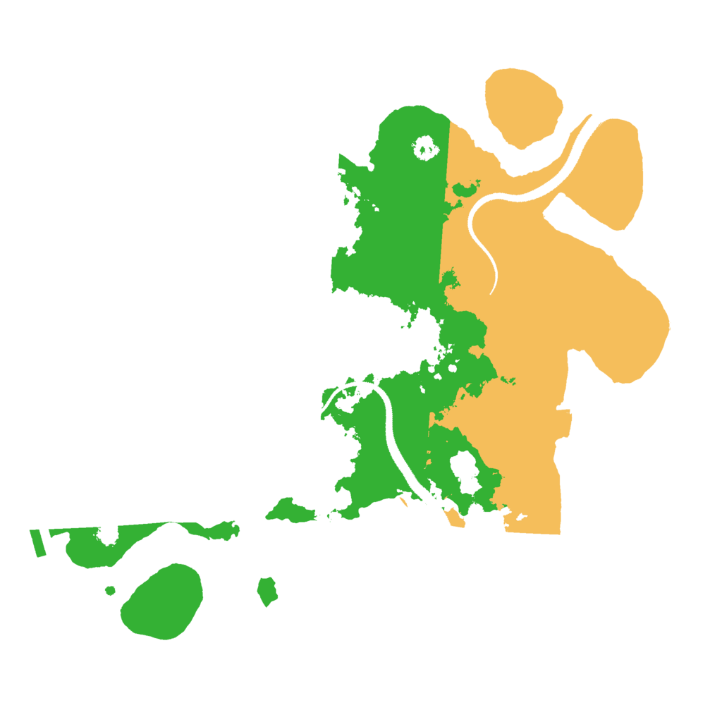 Biome Rust Map: Procedural Map, Size: 3000, Seed: 8816745