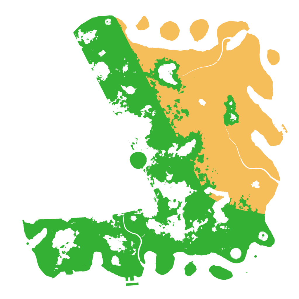 Biome Rust Map: Procedural Map, Size: 4800, Seed: 847041883