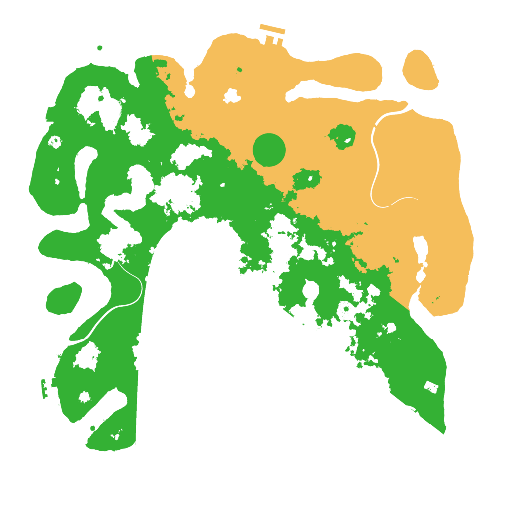 Biome Rust Map: Procedural Map, Size: 4050, Seed: 203747794