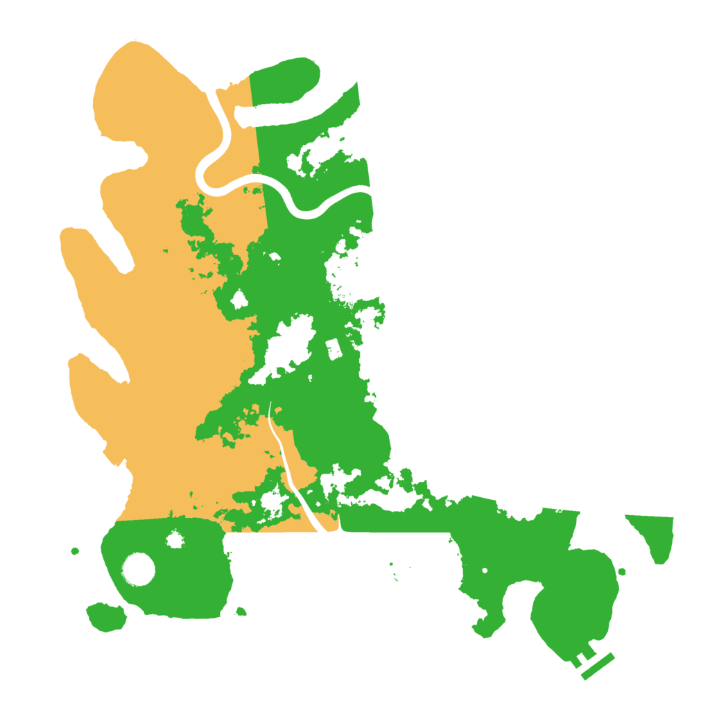 Biome Rust Map: Procedural Map, Size: 3800, Seed: 699082339