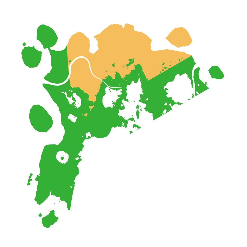 Biome Rust Map: Procedural Map, Size: 3000, Seed: 12873