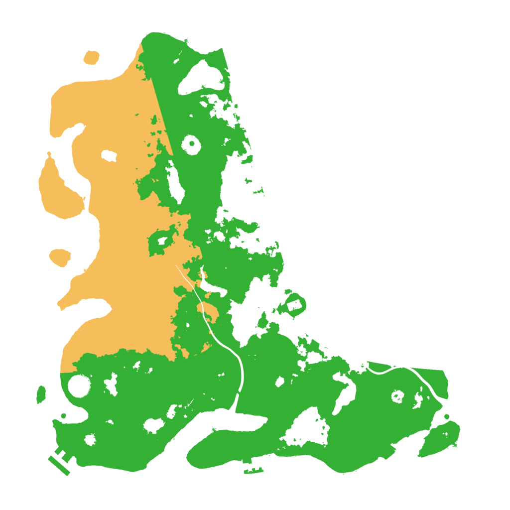 Biome Rust Map: Procedural Map, Size: 4000, Seed: 254685466