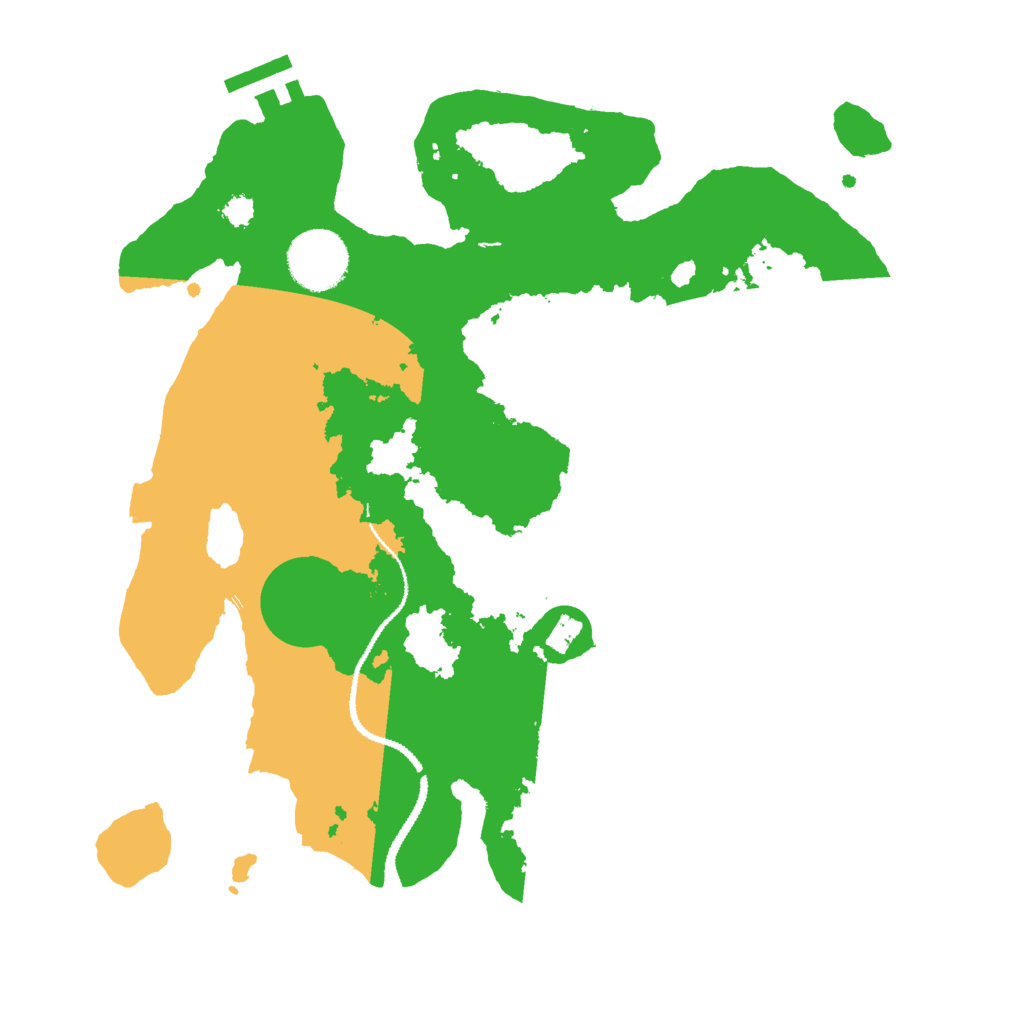 Biome Rust Map: Procedural Map, Size: 3000, Seed: 41841