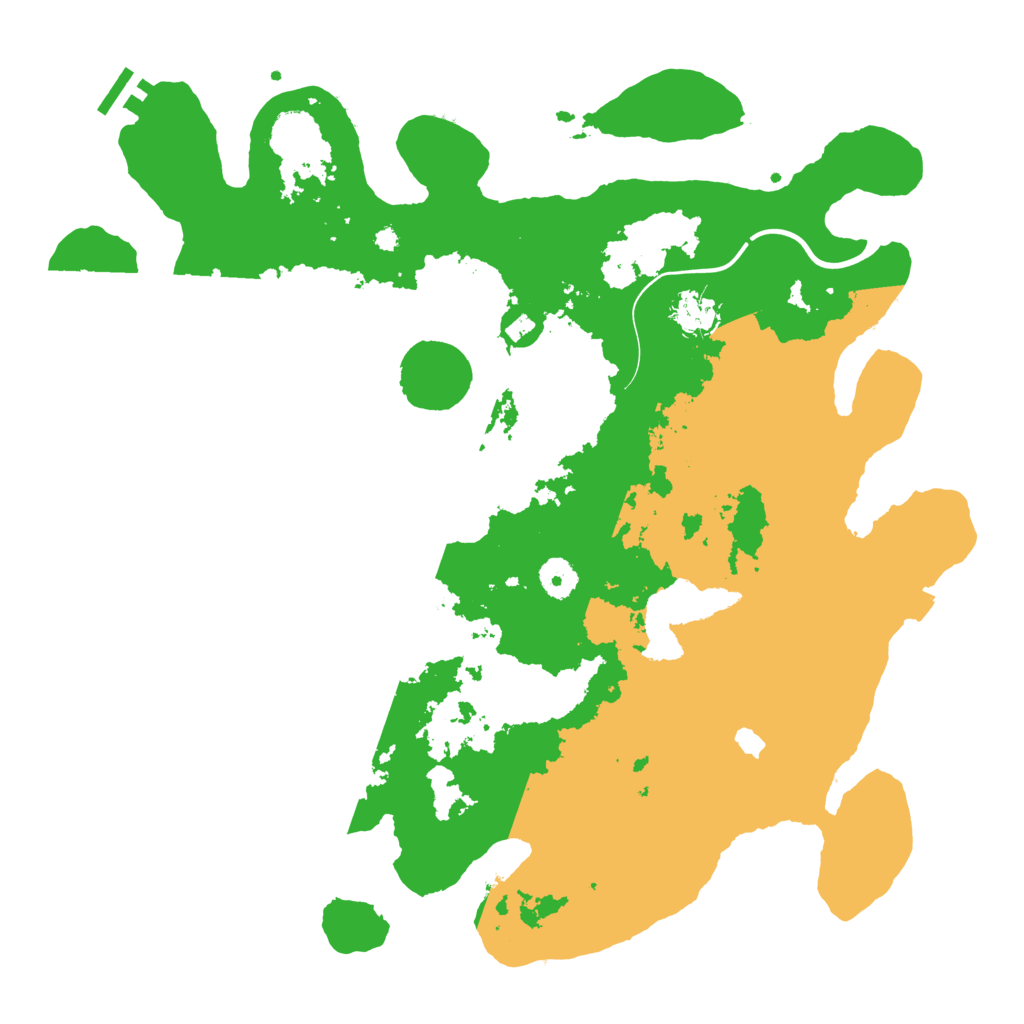 Biome Rust Map: Procedural Map, Size: 4000, Seed: 1891798196