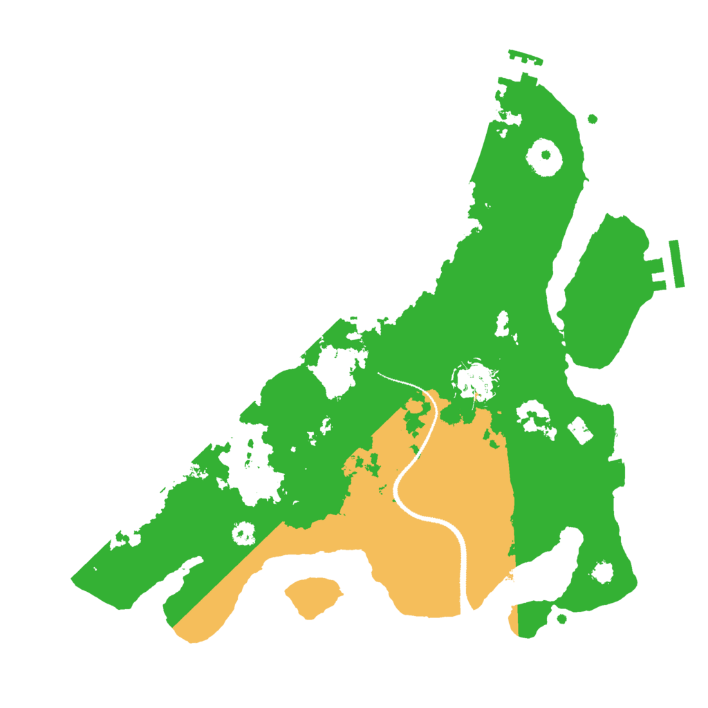 Biome Rust Map: Procedural Map, Size: 3000, Seed: 1599067775