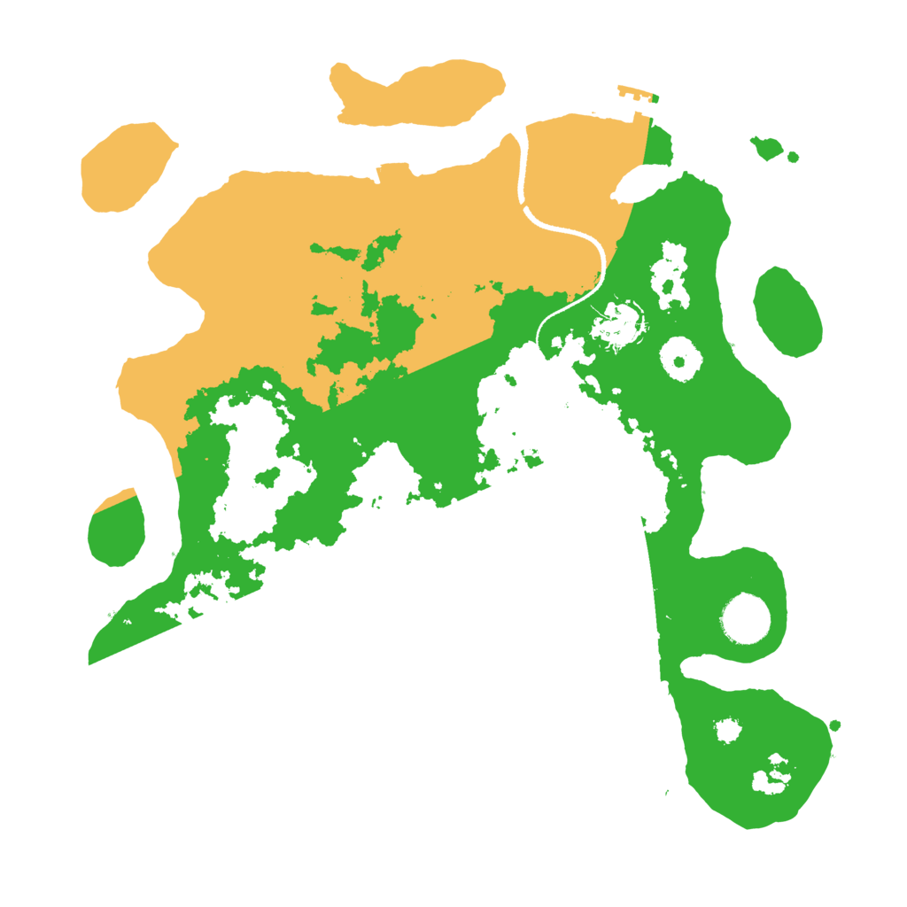 Biome Rust Map: Procedural Map, Size: 3250, Seed: 30