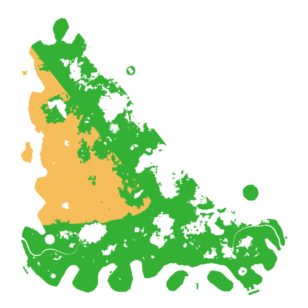 Biome Rust Map: Procedural Map, Size: 5500, Seed: 411867368