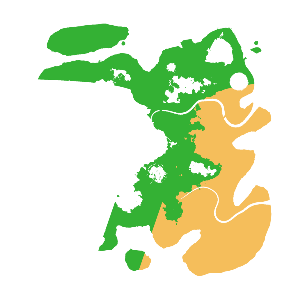 Biome Rust Map: Procedural Map, Size: 3000, Seed: 1891798196