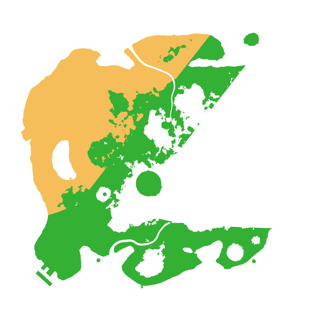 Biome Rust Map: Procedural Map, Size: 3250, Seed: 2031421053