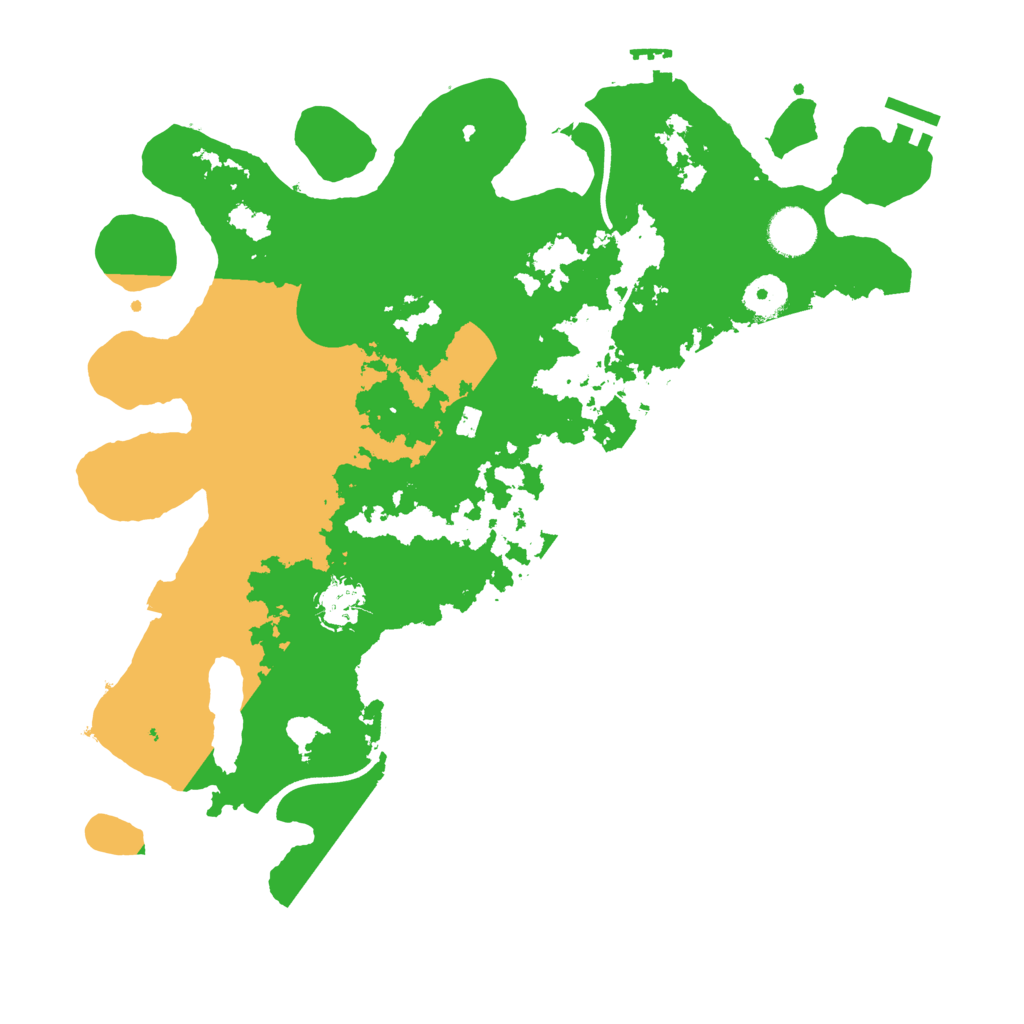 Biome Rust Map: Procedural Map, Size: 3700, Seed: 699563779