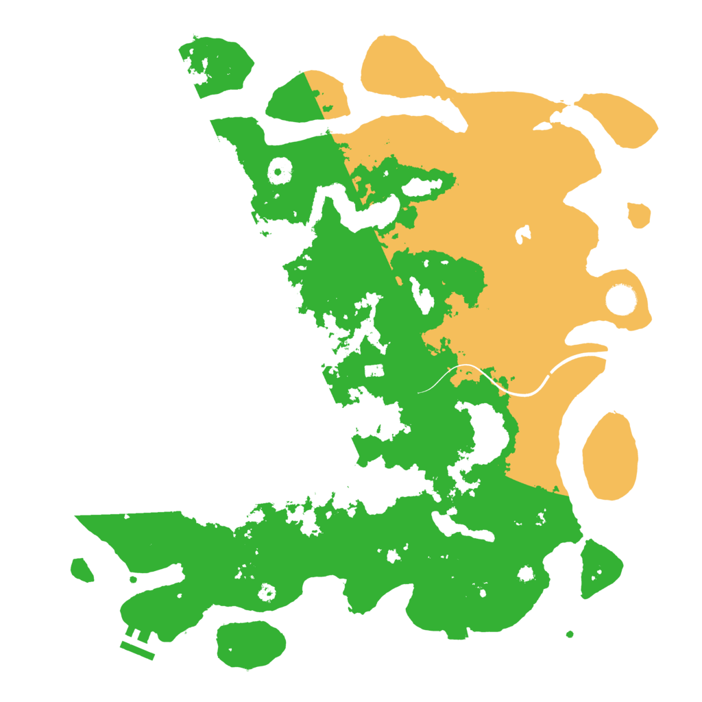Biome Rust Map: Procedural Map, Size: 4000, Seed: 2034796420