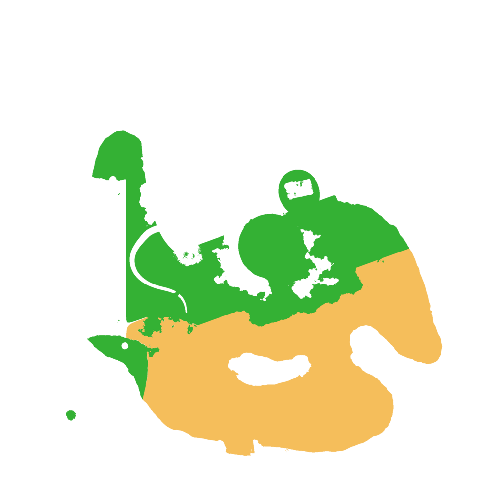 Biome Rust Map: Procedural Map, Size: 2068, Seed: 481536644