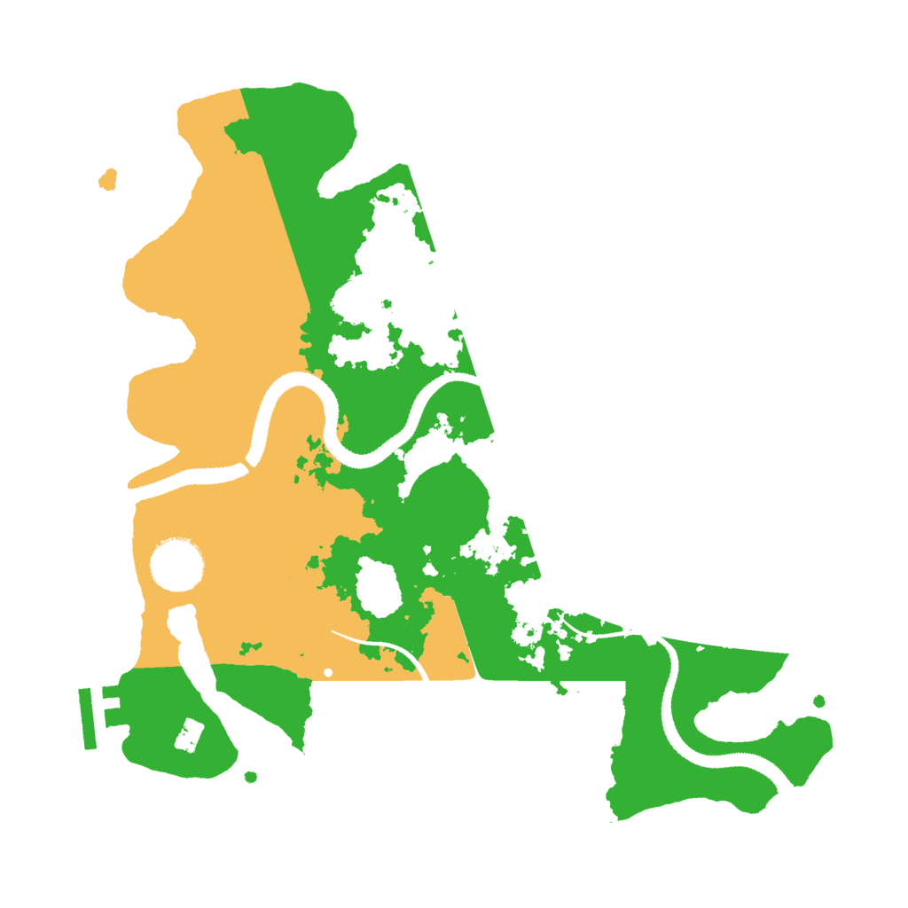 Biome Rust Map: Procedural Map, Size: 3000, Seed: 1926527494