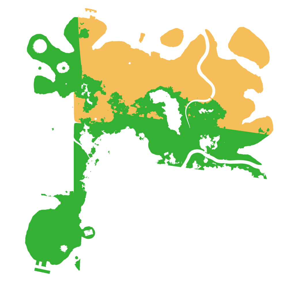Biome Rust Map: Procedural Map, Size: 3800, Seed: 1013951758