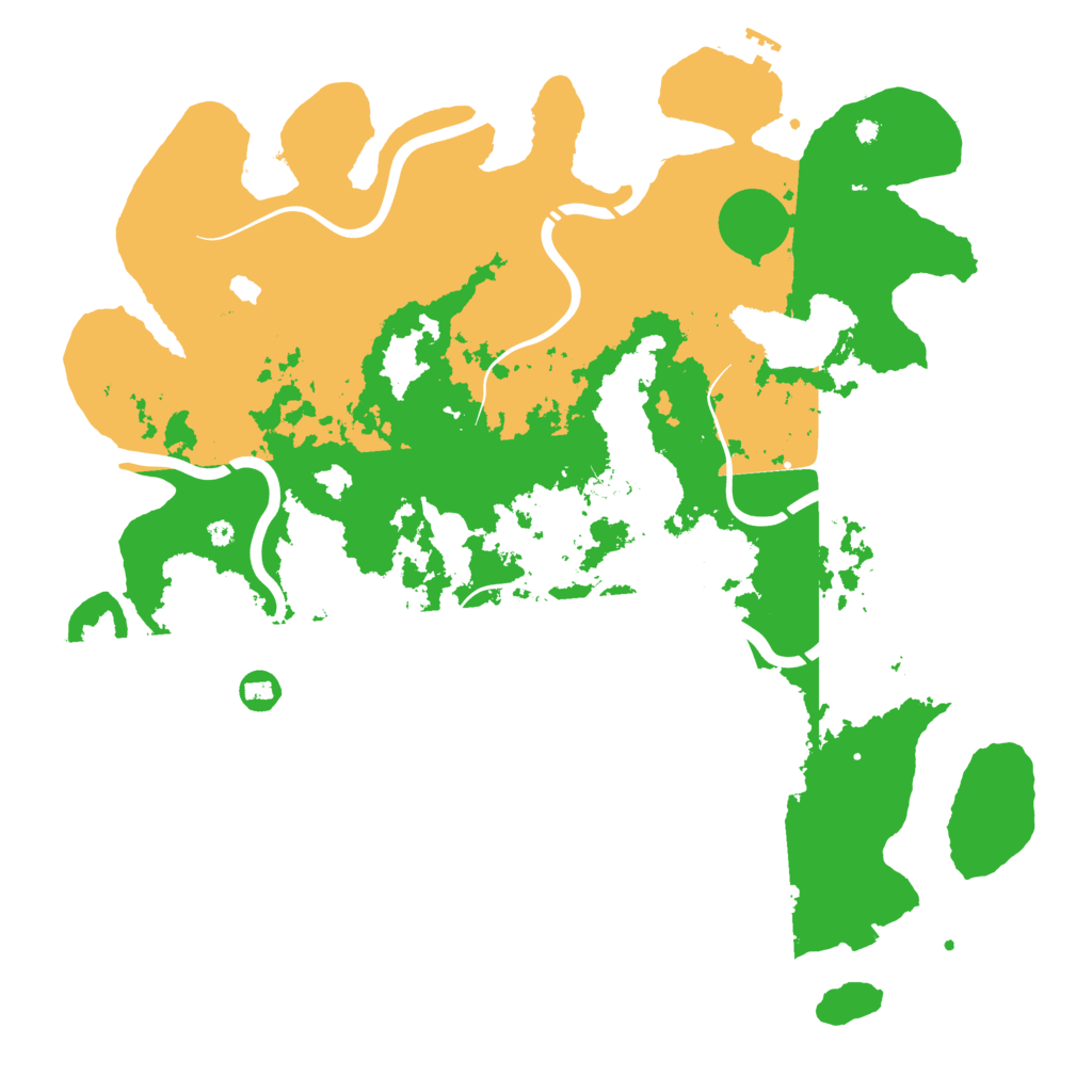 Biome Rust Map: Procedural Map, Size: 4250, Seed: 715770898