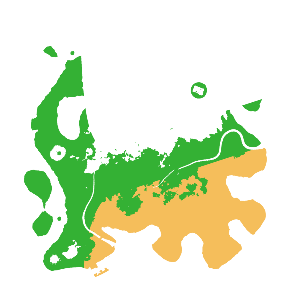 Biome Rust Map: Procedural Map, Size: 3000, Seed: 804936234