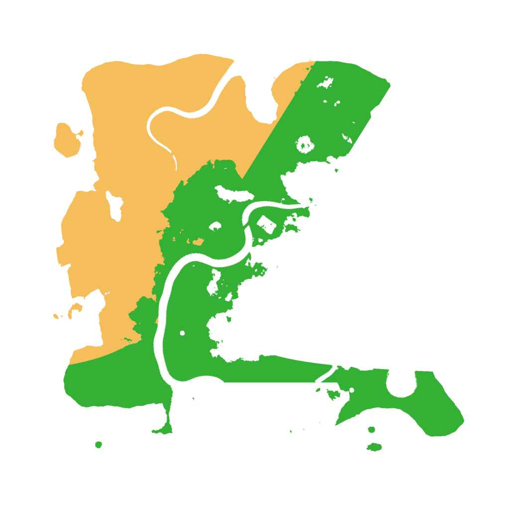 Biome Rust Map: Procedural Map, Size: 3000, Seed: 1498508842