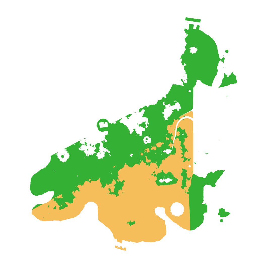 Biome Rust Map: Procedural Map, Size: 3300, Seed: 722655400