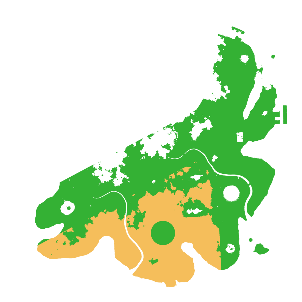 Biome Rust Map: Procedural Map, Size: 3300, Seed: 722655400