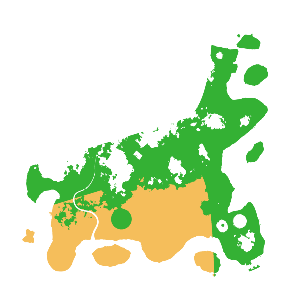 Biome Rust Map: Procedural Map, Size: 3750, Seed: 376428616