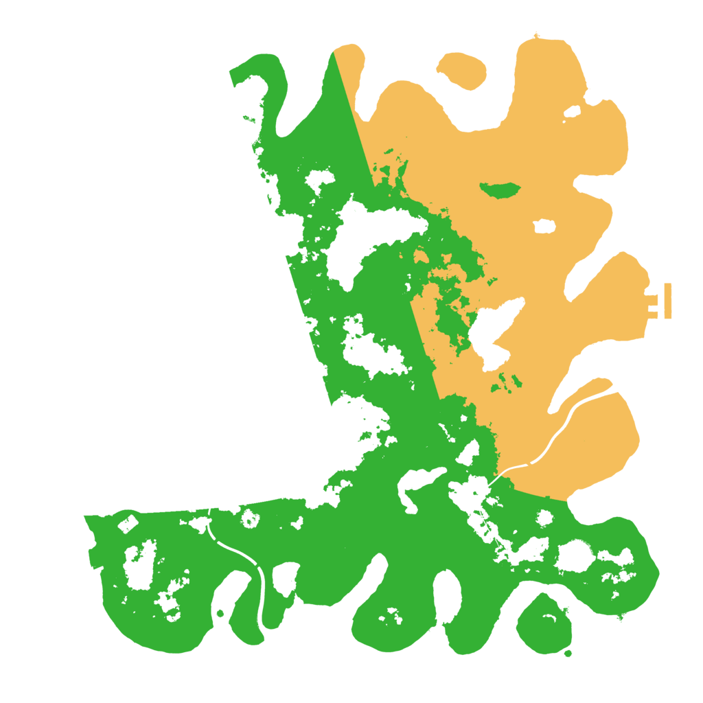Biome Rust Map: Procedural Map, Size: 4000, Seed: 555221905