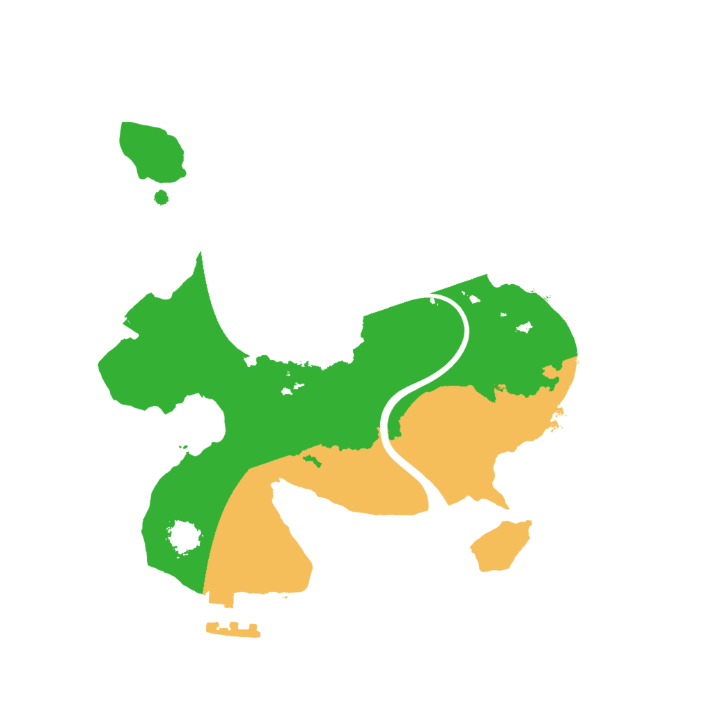 Biome Rust Map: Procedural Map, Size: 2000, Seed: 5999